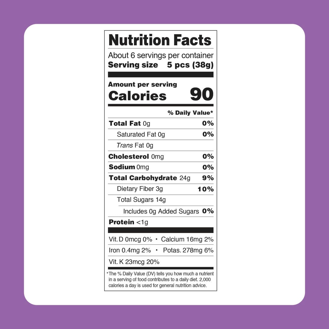 EW (6 Pack) - French Plums Pitted Certified Organic 8oz Bags