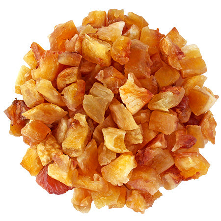 Nectarines White Diced Conventional 25 Lb Box